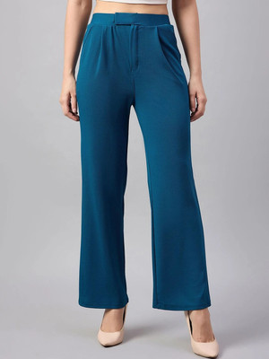 Roadster Regular Fit Women Blue Trousers