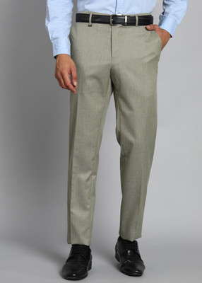 VAN HEUSEN Slim Fit Men Khaki Trousers