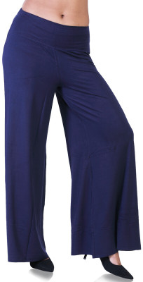 Laasa Sports Flared Women Dark Blue Trousers