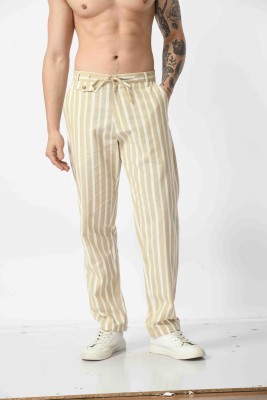 KISSOSS Relaxed Men Beige Trousers