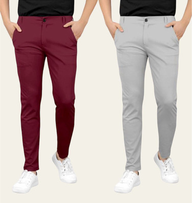 gop Regular Fit Men Multicolor Trousers