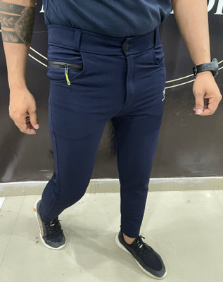 Style sync Slim Fit Men Blue Trousers
