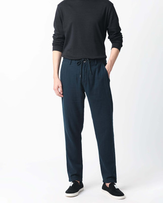 RARE RABBIT Slim Fit Men Blue Trousers