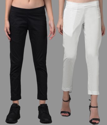 Dollar Missy Slim Fit Women Black Trousers