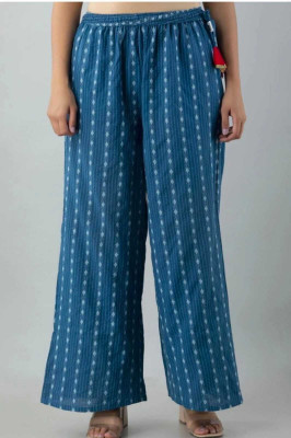 welcomekurti Regular Fit Women Blue Trousers