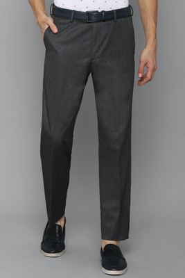 Allen Solly Regular Fit Men Grey Trousers