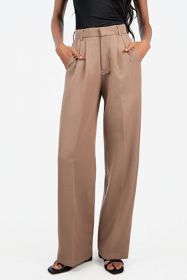 COLOR CAPITAL Regular Fit Women Beige Trousers