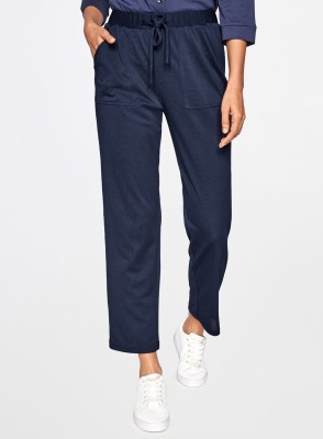 AND Tapered Women Blue Trousers