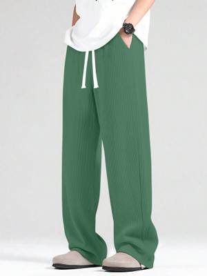Rajovati Regular Fit Men Green Trousers