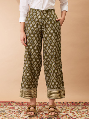 Globus Straight Fit Women Multicolor Trousers