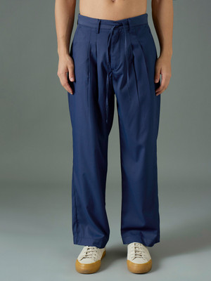 MASCLN SASSAFRAS Relaxed Men Dark Blue Trousers