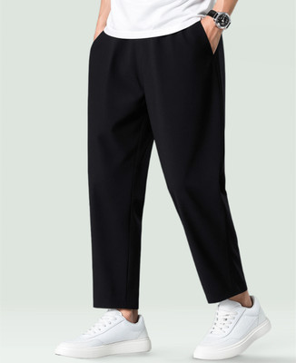 Mastersahab Relaxed Men Black Trousers