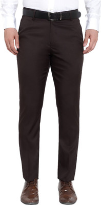 AS FASHION Regular Fit Men Black Trousers