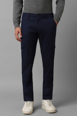 Louis Philippe Sport Tapered Men Dark Blue Trousers