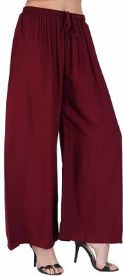 BCD FASHIONS Regular Fit Women Maroon Trousers