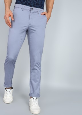 VAN HEUSEN SPORT Slim Fit Men Light Blue Trousers