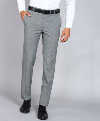 Raymond Slim Fit Men Grey Trousers
