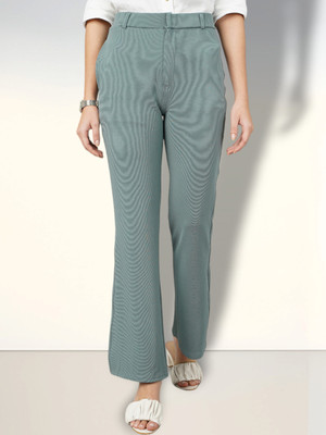 fithub Regular Fit Women Grey Trousers
