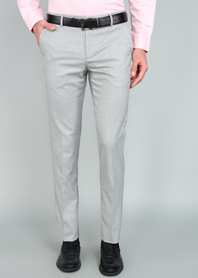 ARROW Regular Fit Men Grey Trousers