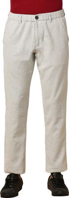 bEEVEE Regular Fit Men Beige Trousers