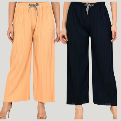 FABBIZZ Regular Fit Women Multicolor Trousers