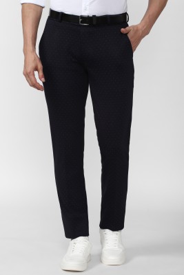 PETER ENGLAND Skinny Fit Men Dark Blue Trousers