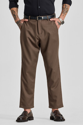 Snitch Regular Fit Men Black Trousers