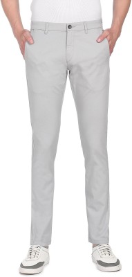 U.S. POLO ASSN. Regular Fit Men Grey Trousers