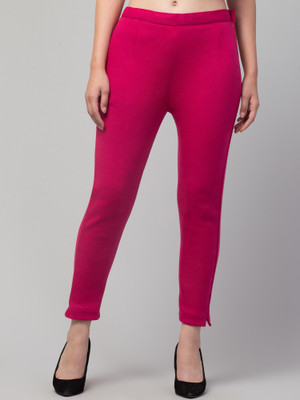 CROWN KING GARMENTS Regular Fit Women Pink Trousers
