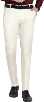 Krampus Regular Fit Men Beige Trousers