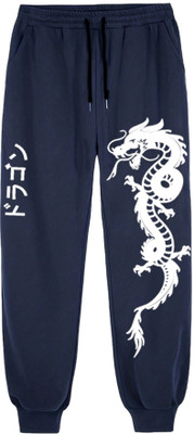 Shayash Graphic Print Women Blue Track Pants