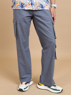 HIGHLANDER Regular Fit Men Grey Trousers
