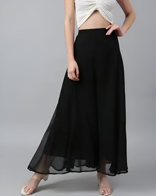 Alyana Creation Relaxed Women Black Trousers