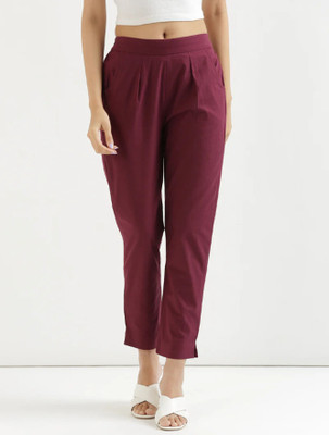 D K W Regular Fit Women Multicolor Trousers