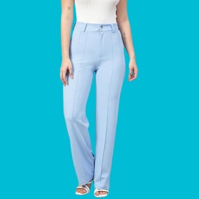 rani industries Regular Fit Women Blue Trousers