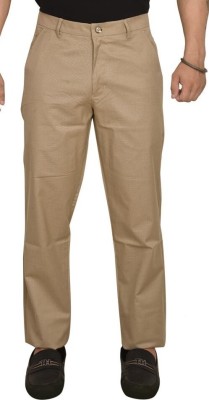 B&A - Bows & Arrows Regular Fit Men Brown Trousers