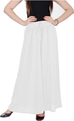 SANGAFASHION Flared Women White Trousers