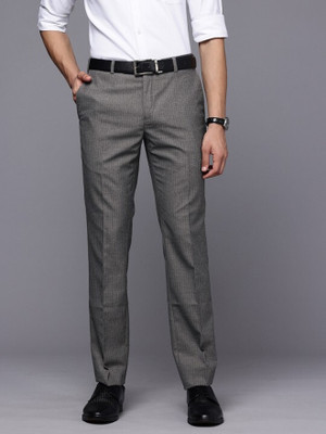 Raymond Slim Fit Men Grey Trousers