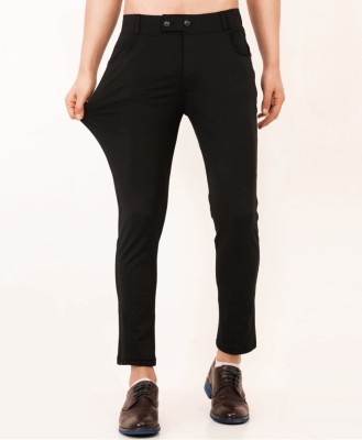 Helken Regular Fit Men Black Trousers