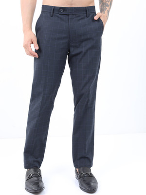HIGHLANDER Tapered Men Dark Blue Trousers