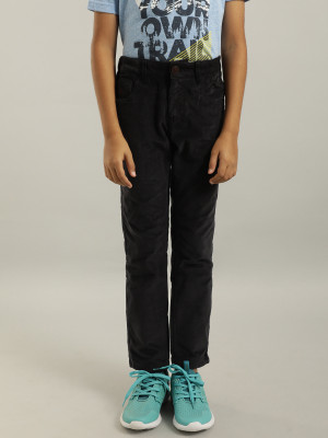 INDIAN TERRAIN Regular Fit Boys Blue Trousers