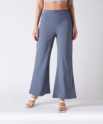 Globus Flared Women Blue Trousers