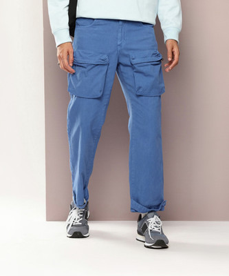 Kook N Keech Straight Fit Men Blue Trousers