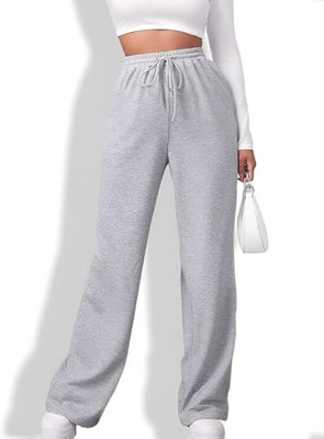 ZEESHE MEESHE Regular Fit Women Grey Trousers