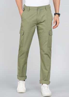 PETER ENGLAND Regular Fit Men Beige Trousers