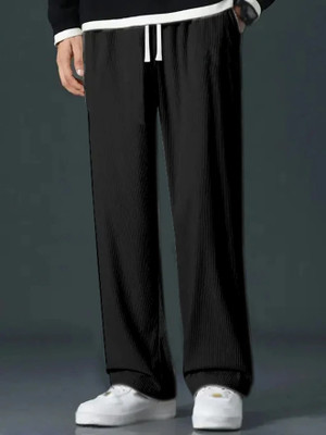 Rajovati Relaxed Men Black Trousers