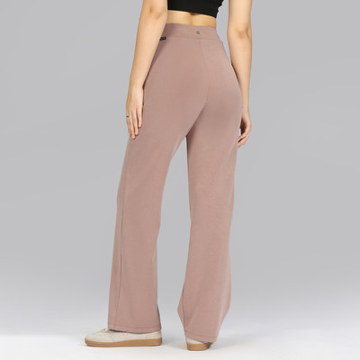 BlissClub Bare Butter Straight Pants - Regular Straight Fit Women Khaki Trousers