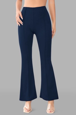 MAA FAB Regular Fit Women Dark Blue Trousers