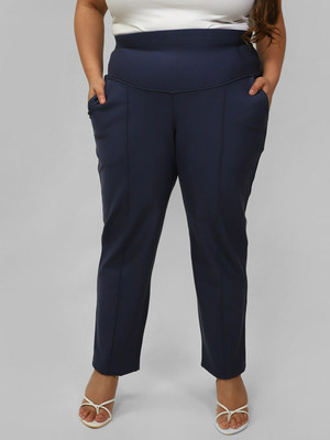 Amydus Regular Fit Women Blue Trousers