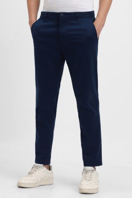 FOREVER 21 Regular Fit Men Dark Blue Trousers